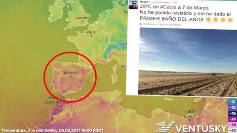 To już upał. Jest prawie 30 stopni