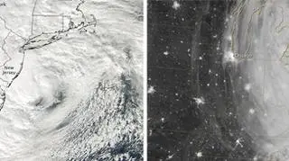 Sandy już po wkroczeniu na ląd