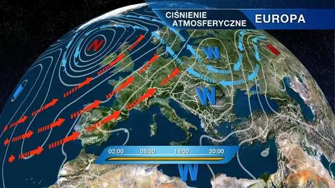 Ciśnienie atmosferyczne w Europie