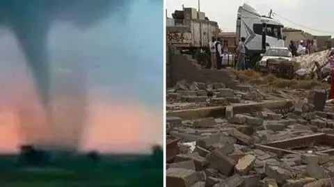 Dziesiątki rannych po przejściu tornada