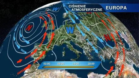 Do Polski napłynie chłodne i wilgotne powietrze