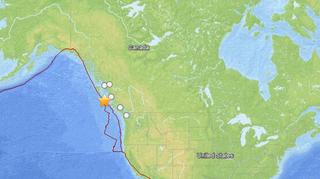 Trzęsienie Ziemi u wybrzeży Kanady