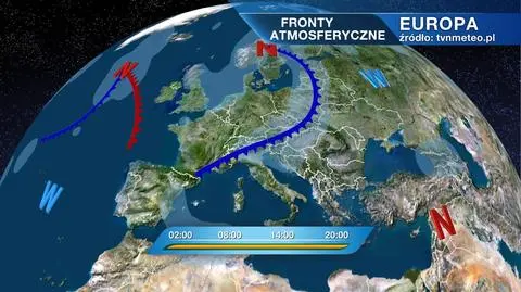 Fronty atmosferyczne nad Europą