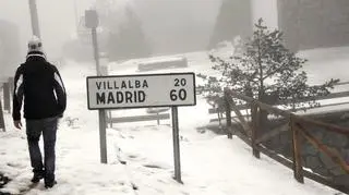 Śnieg w Navacerrada