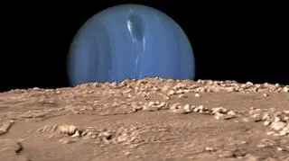 Błękitna planeta na grafice NASA