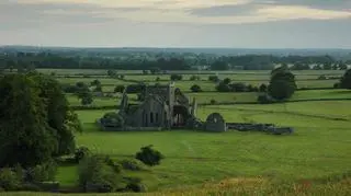 Ruiny zamku w Irlandii 