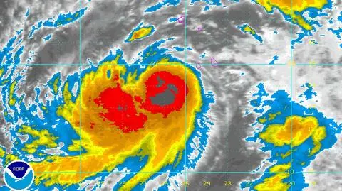Tropikalny Humberto przekształca się w huragan. Może być rekordowy