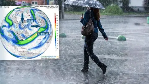 Jet stream oddzieli na długo Polskę od napływu ciepła
