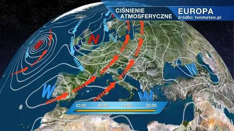 Ciśnienie atmosferyczne nad Europą
