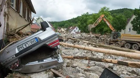 Nawałnice spowodowały w Niemczech wiele zniszczeń