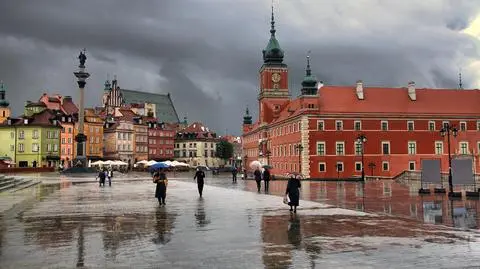 Najsilniej będzie padać w Warszawie