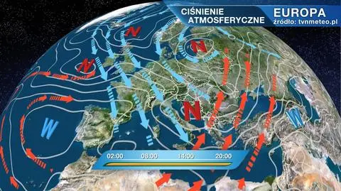 Ciśnienie atmosferyczne nad Europą