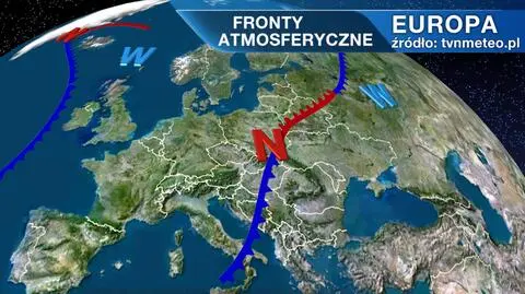 Fronty atmosferyczne nad Europą
