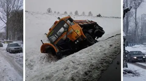 Śnieg nie przestaje sypać. Coraz gorzej na drogach