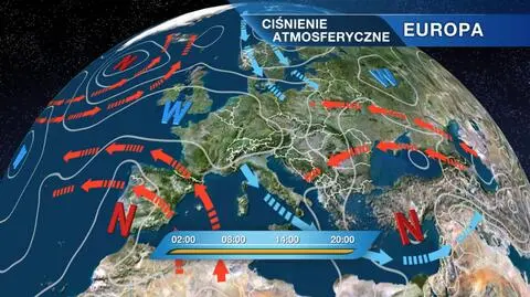 Ciśnienie atmosferyczne w Polsce i Europie