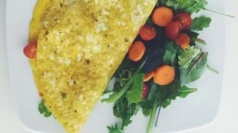 Omlet po mistrzowsku wg. przepisu Ani Lewandowskiej