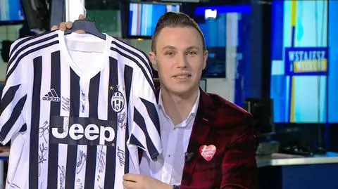 Koszulkę Juventusu z autografami sportowców można wylicytować tylko do piątku