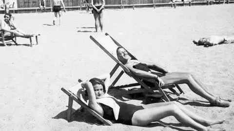 Kraków. Plaża T.U.R., 1931 r.