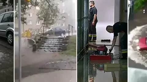 Szczecin podtopiła woda pozostała po ulewnych deszcach