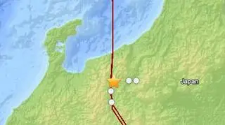 Trzęsienie ziemi w Japonii