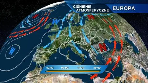 Ciśnienie atmosferyczne nad Europą