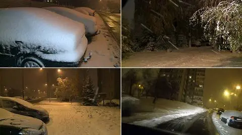 Pierwszy poważny atak zimy. Duża połać kraju pod śniegiem