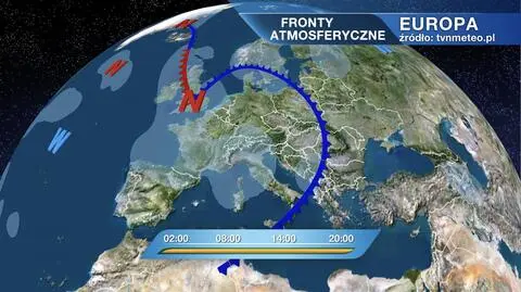 Sytuacja pogodowa nad Europą
