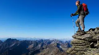 Nawet wysoko w Alpach temperatura przekracza 20 st. C