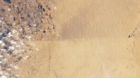 Granicę pomiędzy państwami widać z kosmosu