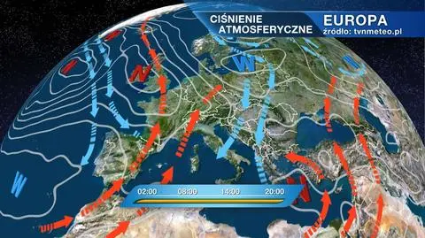 Ciśnienie atmosferyczne nad Europą