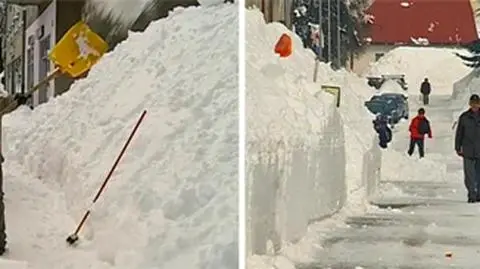 W Chorwacji zaspy sięgają czterech metrów