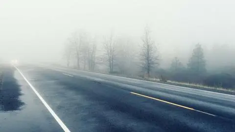 Na drogach gęste mgły