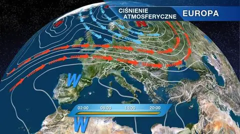 Sytuacja baryczna nad Europą