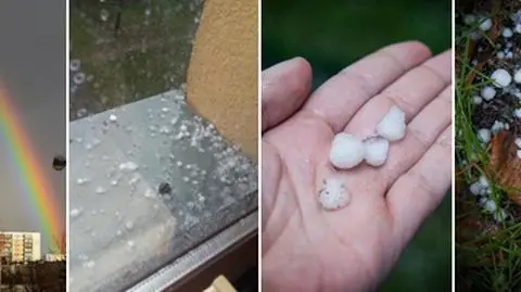 Burze z gradem przeszły nad Polską