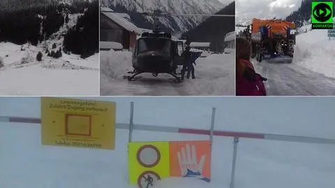 W Dolomitach zagrożenie lawinowe najwyższego stopnia. Uwięzieni turyści