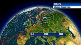Ciśnienie będzie spadać, w południe wyniesie 1011 hPa