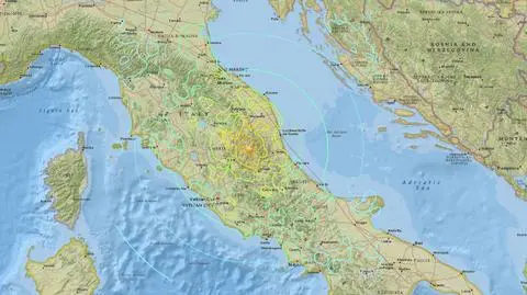 Trzęsienie Ziemi w środkowych Włoszeszech
