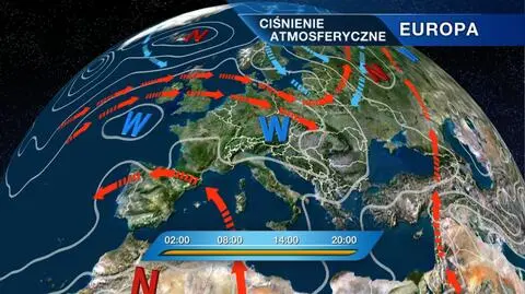 Pogodną aurę zawdzięczamy wyżowi znad Wielkiej Brytanii