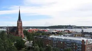 Lulea - tam przybywa lądu
