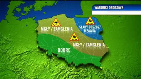 Warunki drogowe trudne w całym kraju