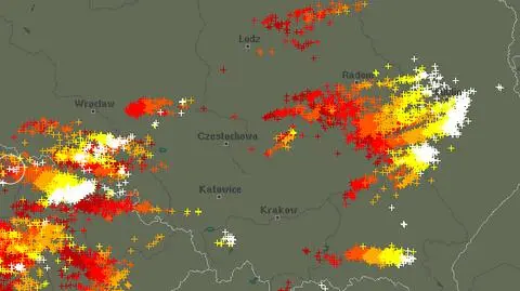 Wyładowania atmosferyczne nad Polską