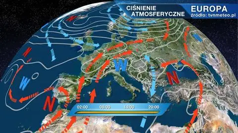 Ciśnienie atmosferyczne nad Europą