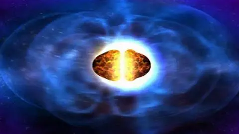 Gdy połączą się ze sobą dwie gwiazdy neutronowe, dochodzi do potężnego wybuchu