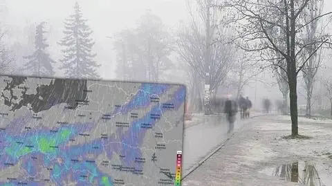 Spadnie deszcz ze śniegiem i śnieg