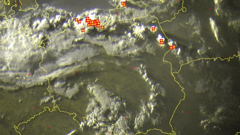 Burze tracą na sile. Wieczorem zagrzmiało na Pomorzu i Śląsku