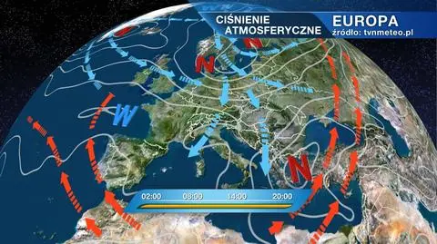 Ciśnienie atmosferyczne nad Europą