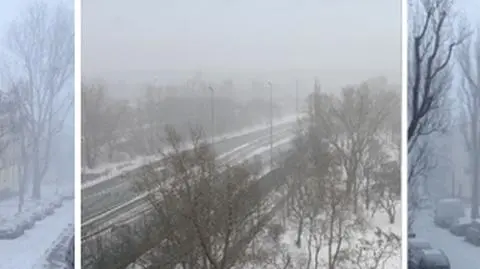 Zima szaleje. Zawieje pojawiły się m.in. w stolicy