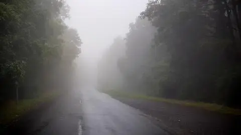 Mgły i deszcz utrudnią jazdę