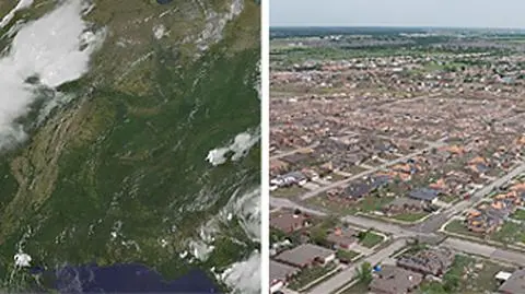 Niszczycielskie tornado nad Oklahomą