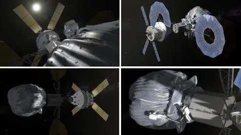 Astronauci mają dolatywać do asteroid pochwyconych w kosmiczne "torby"